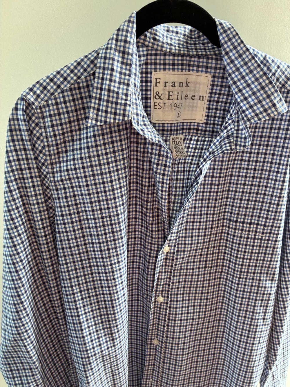 Frank & Eileen Size L Shirt
